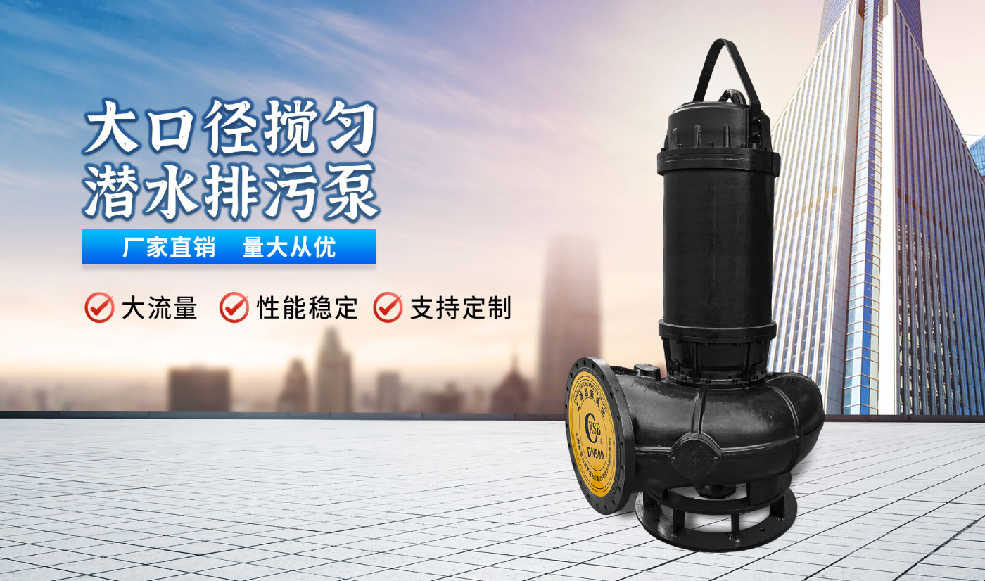 大流量搅匀排污泵