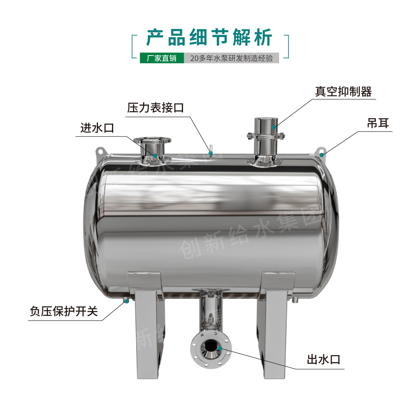 无负压稳流罐详情